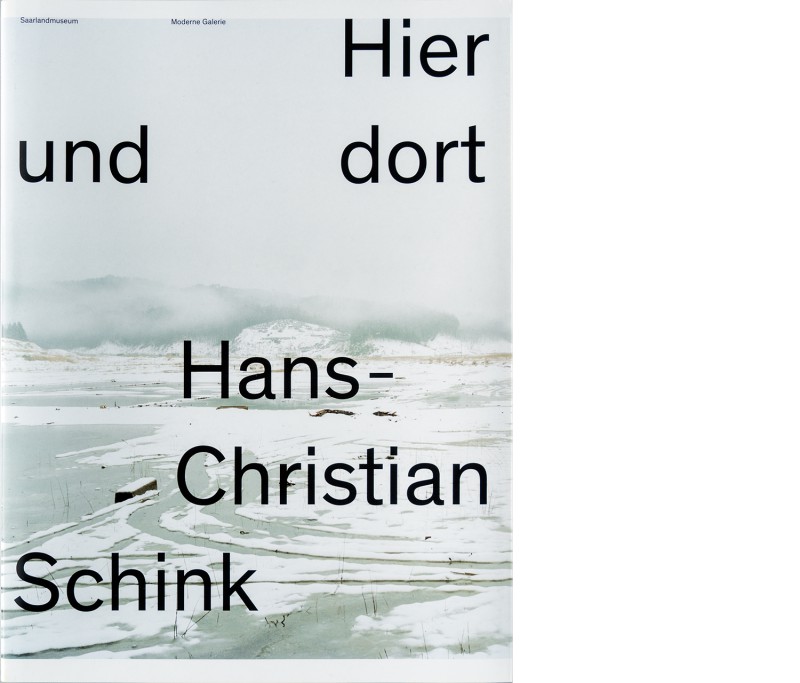 Buch Cover Hier und dort, Ausstellungskatalog Hans-Christian Schink im Saarlandmuseum